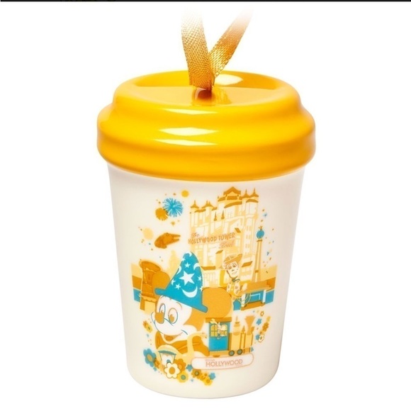 Walt Disney World Hollywood Studios Starbucks Ceramic Ornament - Picture 1 of 5